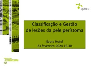 Workshop – Classificação e Gestão de lesões da pele perístoma