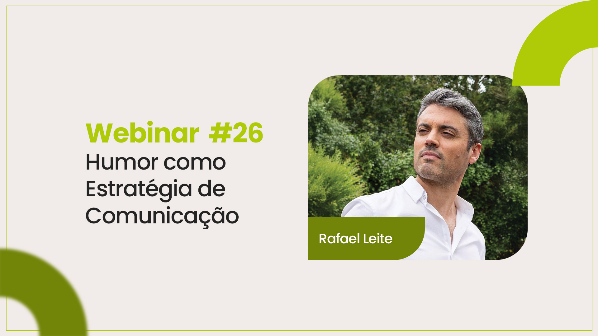 Webinar 26: Humor como Estratégia de Comunicação