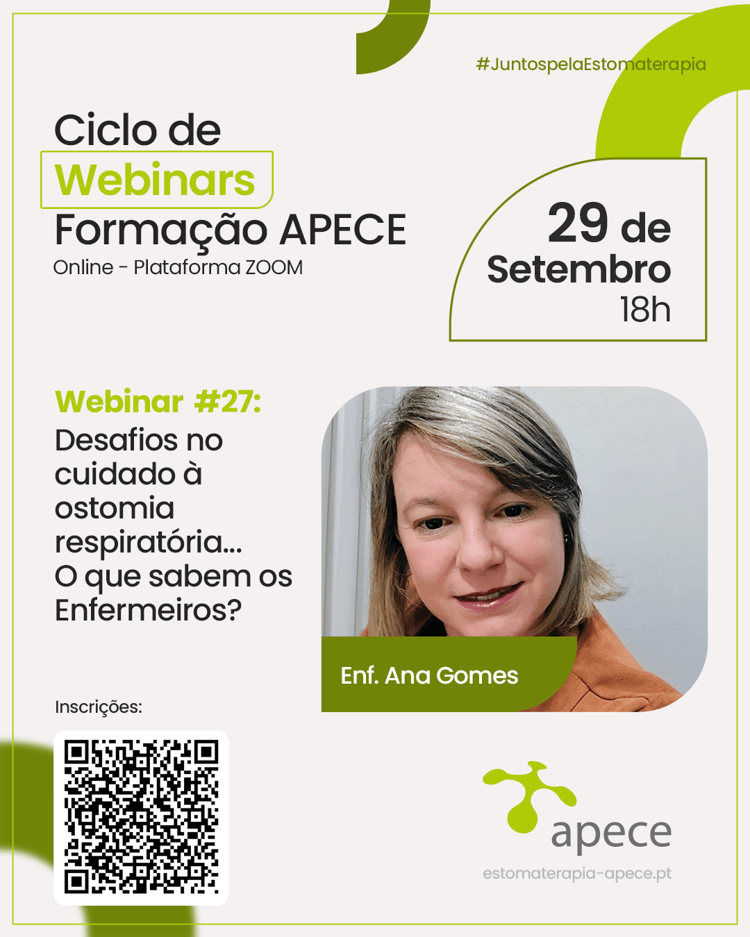 Webinar 27: Desafios no cuidado à ostomia respiratória...O que sabem os Enfermeiros?